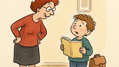 Witz: Na, wie war die erste Englischstunde?