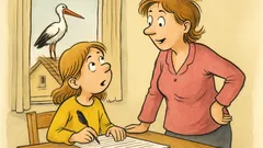 Witz: Karin fragt: „Wo bin ich hergekommen?“