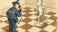 Witz: Polizeinotruf? Läufer auf A2!