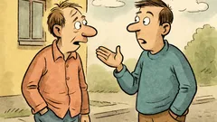 Witz: Zwei Freunde reden über ihren Urlaub