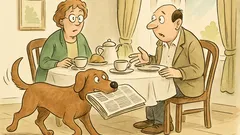 Witz: Wir haben einen Superhund!