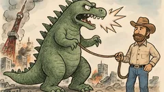 Witz: Godzilla zerstört Tokio – wegen Chuck Norris