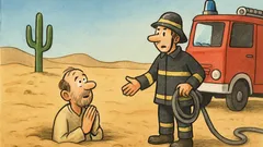 Witz: Geht ein Mann durch die Wüste…