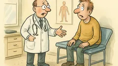 Witz: Arzt: „Noch rechtzeitig gekommen!“